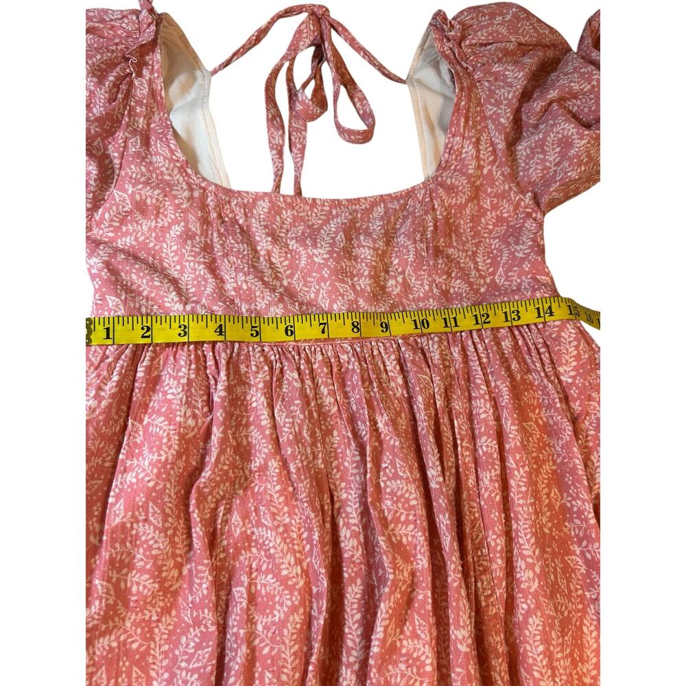 Pink  Anthropologie Pilcro Long-Sleeved Babydoll Dress - Size S - Picture 9 of 16